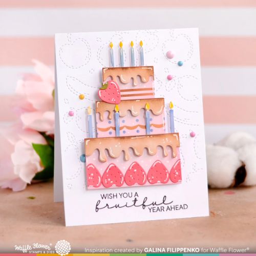 Waffle Flower - Fruity Texture Die