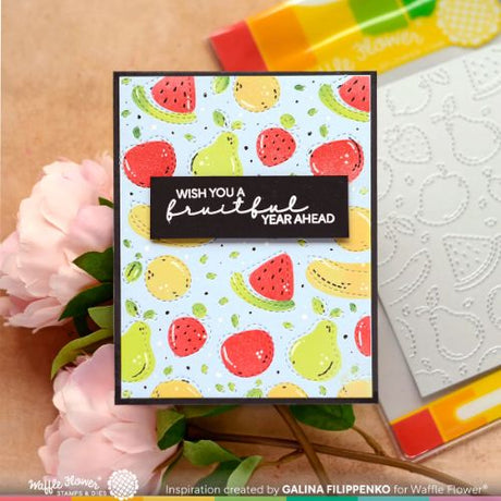 Waffle Flower - Fruity Texture Die