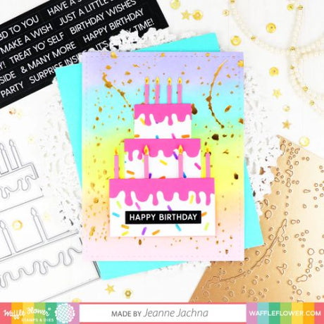 Waffle Flower - Splatters Foil Plate