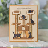 Waffle Flower - Cat Tree House Die