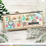 Waffle Flower - Postage Collage Slimline Die