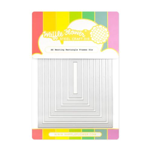 Waffle Flower - A6 Rectangle Frames Die