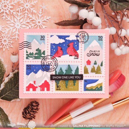 Waffle Flower - Snow Fun Stamp Set