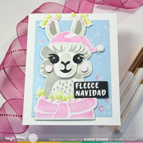 Waffle Flower - Fa-la-L a Llama Sentiments Stamp Set