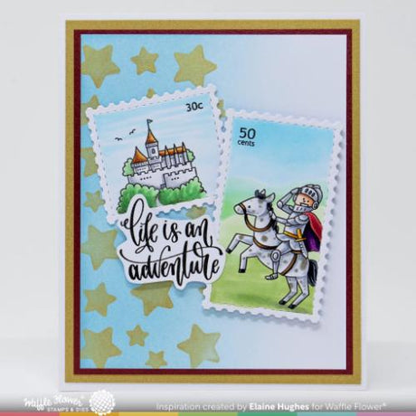 Waffle Flower - Open Book Sentiments Stamp Set
