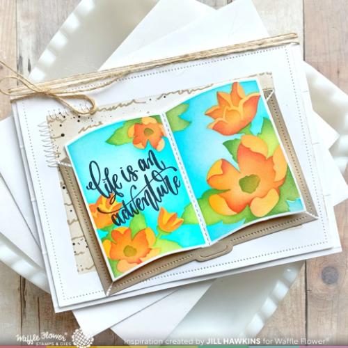 Waffle Flower - Script Texture Stamp Set