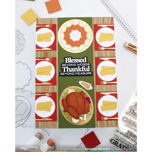Waffle Flower - Table Runner Die
