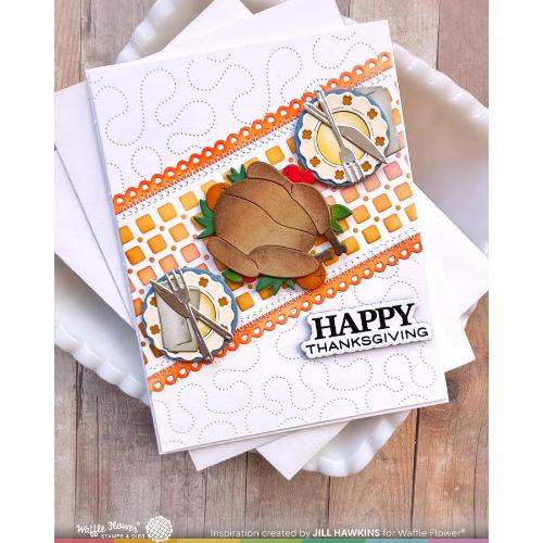 Waffle Flower - Table Runner Die