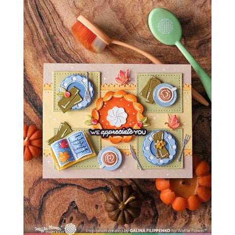 Waffle Flower - Table Runner Die