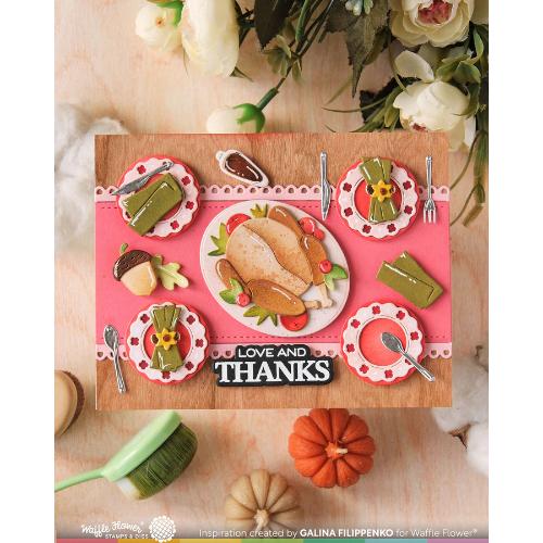 Waffle Flower - Table Runner Die