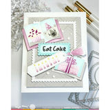 Waffle Flower - Nesting Postage Collage Party Bear Stencil