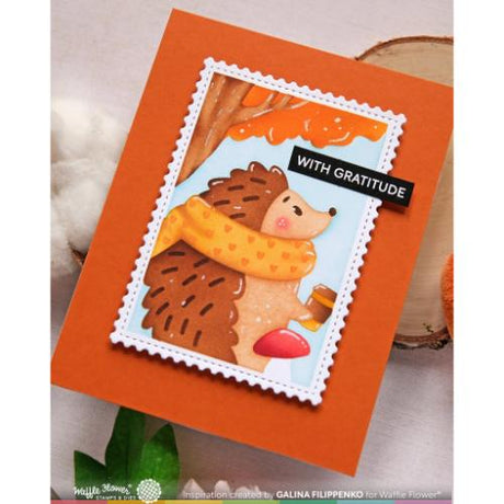 Waffle Flower - Nesting Postage Collage Mush Love Stencil