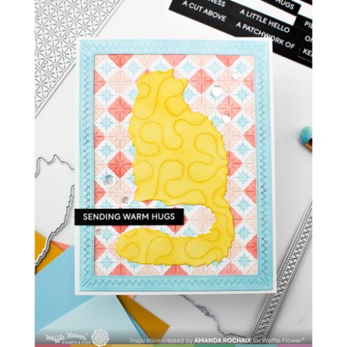 Waffle Flower - Tiny Square Texture Die