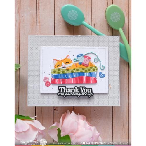 Waffle Flower - Tiny Square Texture Die