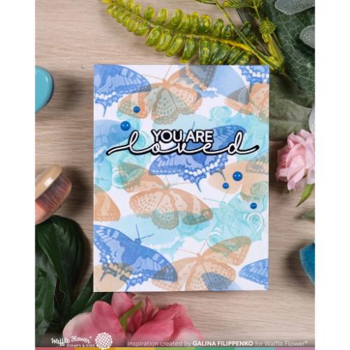 Waffle Flower - Butterfly Trio Matching Die