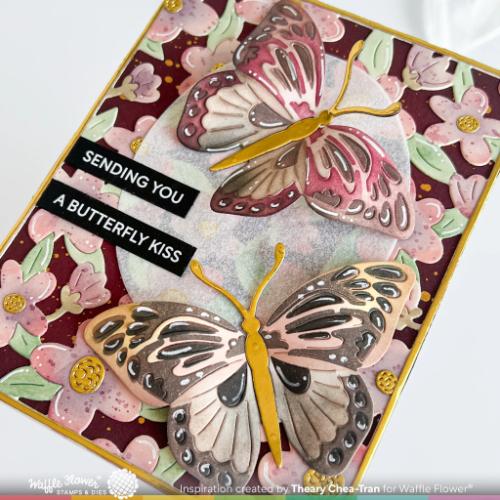 Waffle Flower - Butterfly Focal Die