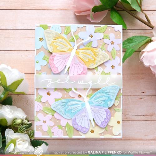 Waffle Flower - Butterfly Focal Die