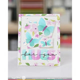 Waffle Flower - Postage Collage Spring Breeze Stencil