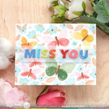 Waffle Flower - Postage Collage Spring Breeze Stencil