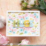 Waffle Flower - Postage Collage Spring Breeze Stencil