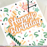 Waffle Flower - Confetti Background Stencil