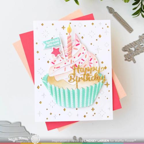 Waffle Flower - Cupcake Topper Additions Stamp Set