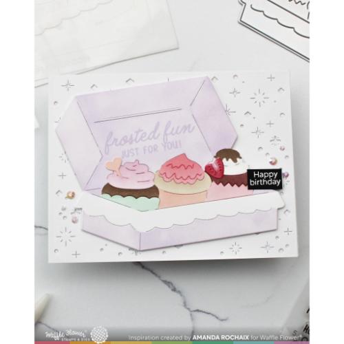 Waffle Flower - Cupcake Topper Additions Stamp Set