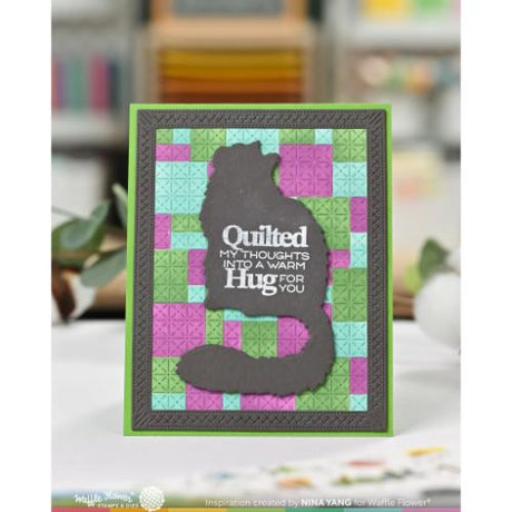 Waffle Flower - Patchwork Stencil