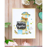 Waffle Flower - Patchwork Stencil