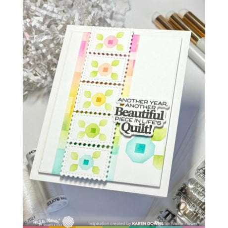 Waffle Flower - Patchwork Stencil