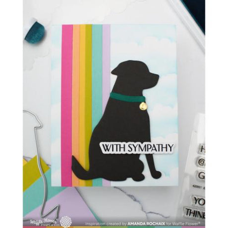Waffle Flower - Dog Silhouette Die