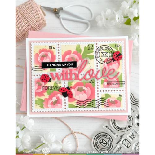 Waffle Flower - With Love Word Die