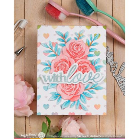 Waffle Flower - With Love Word Die