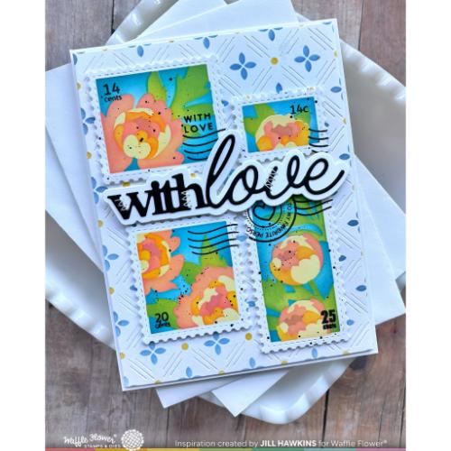 Waffle Flower - With Love Word Die