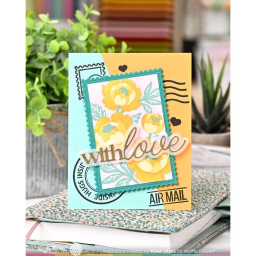 Waffle Flower - With Love Word Die