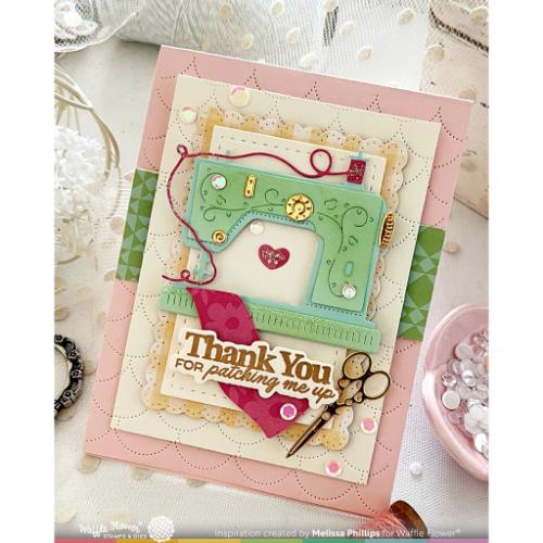 Waffle Flower - Clamshell Texture Die