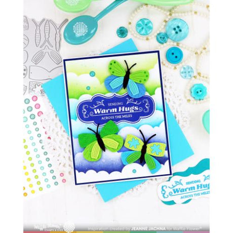 Waffle Flower - Vintage Label 1 Die