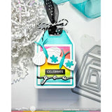 Waffle Flower - Nesting Piercing Tags Die-n-stencil