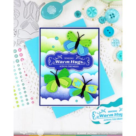 Waffle Flower - Vintage Label 1 Stamp Set