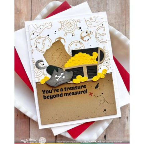 Waffle Flower - Treasure Hunt Sentiments Stamp Set