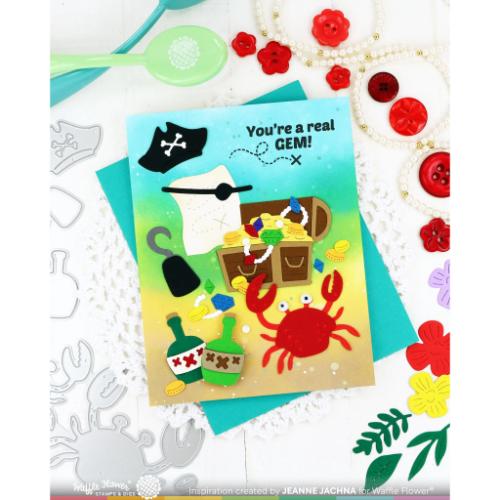 Waffle Flower - Treasure Hunt Sentiments Stamp Set