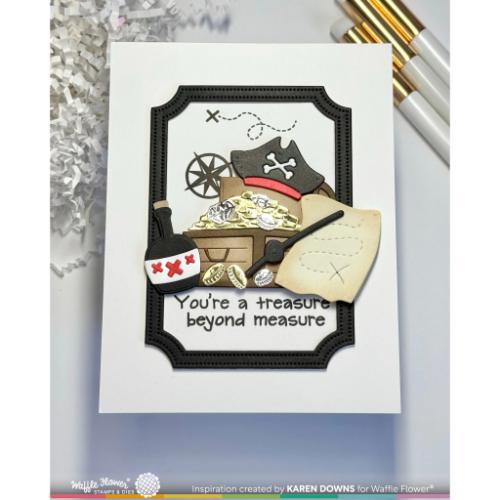 Waffle Flower - Treasure Hunt Sentiments Stamp Set