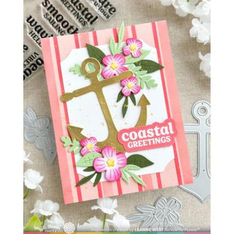 Waffle Flower - Two-step Mixed Stripes Stencil