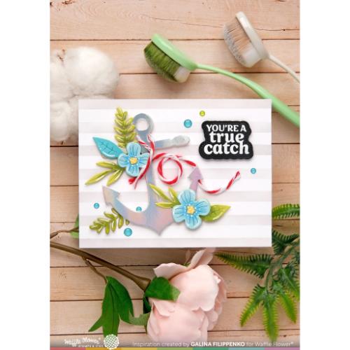 Waffle Flower - Two-step Mixed Stripes Stencil