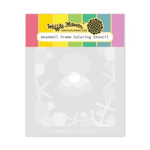 Waffle Flower - Seashell Frame Die