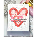 Waffle Flower - Overlapping Love Die-n-stencil