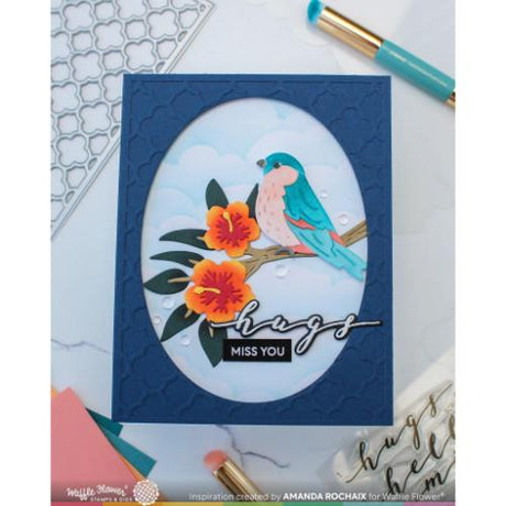 Waffle Flower - Birdie Duo Die-n-stencil