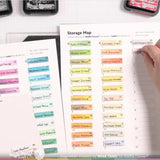 Waffle Flower - Ink Swatch Label Die