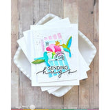 Waffle Flower - Ink Swatch Label Stencil