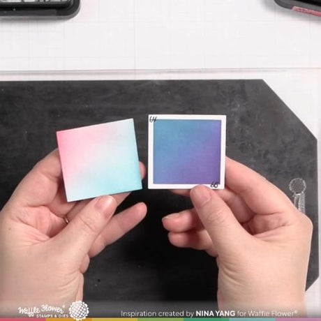 Waffle Flower - Ink Swatch 2x2 Die